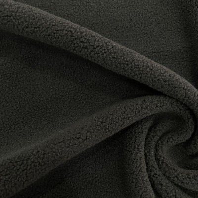 Soft Knit Knitted Anti Pilling Polyester Polar Fleece Fabric with Custom Solid Colors