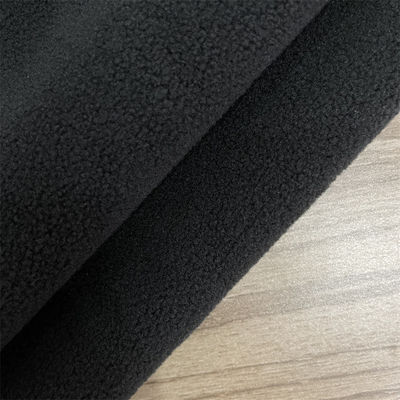 Soft Knit Knitted Anti Pilling Polyester Polar Fleece Fabric with Custom Solid Colors