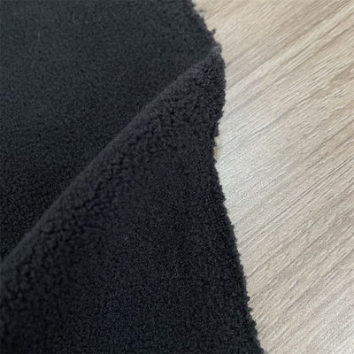 Soft Knit Knitted Anti Pilling Polyester Polar Fleece Fabric with Custom Solid Colors