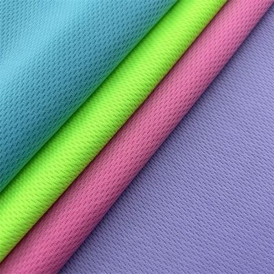 Tricot Knitted Eyelet Mesh Sports Jersey Fabric for Football Uniform Customized Design
