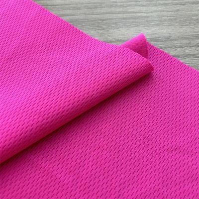 Tricot Knitted Eyelet Mesh Sports Jersey Fabric for Football Uniform Customized Design
