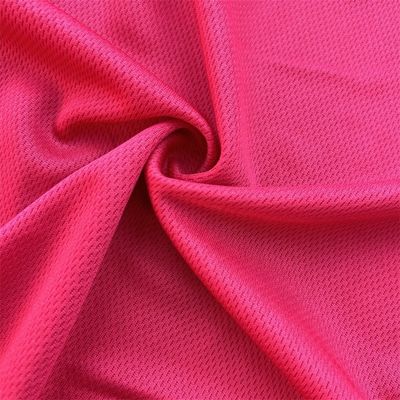 100% Polyester Knit Bird Eye Fabric Activewear Eyelet Mesh For Cycling Jersey