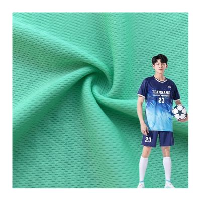 Athletic Wear Bird Eye Fabric 140-160gsm Dry Fit 100% Polyester 150cm-180cm Width