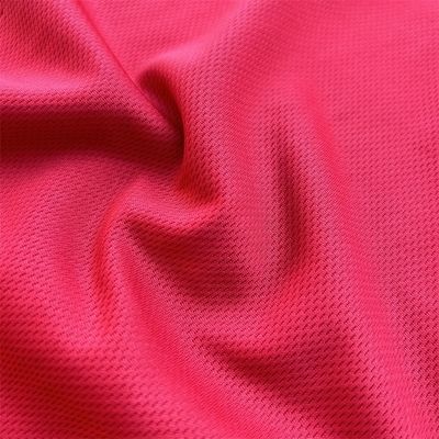 Moisture Absorption Bird Eye Mesh Quick Drying Knitted 140-160gsm For Sportswear