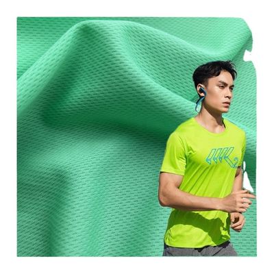 100% Polyester Knit Bird Eye Fabric Breathable Wicking Activewear And Ball Suit