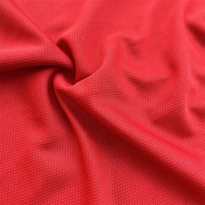 Weft Knitted Bird Eye Mesh Fabric For Reflective Safety Suit And Basketball Jersey