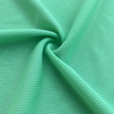 Weft Knitted Bird Eye Mesh Fabric For Reflective Safety Suit And Basketball Jersey