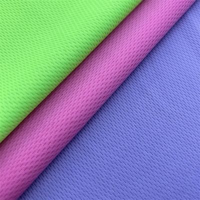 Weft Knitted Bird Eye Mesh Fabric For Reflective Safety Suit And Basketball Jersey