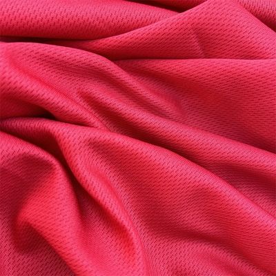 100% Polyester Knit Bird Eye Fabric Breathable Wicking for Activewear Ball Suit