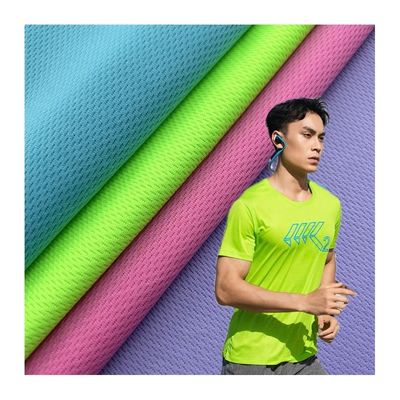 Stretch Polyester Bird Eye Fabric Customized Quick Dry For Mattress
