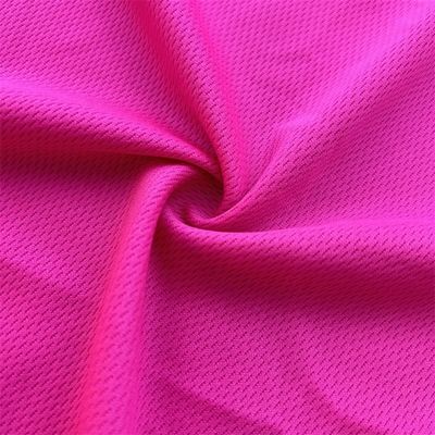 Stretch Polyester Bird Eye Fabric Customized Quick Dry For Mattress
