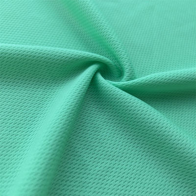 OEM Knitted Dry Fit 100% Polyester Bird Eye Mesh Fabric For Sportswear