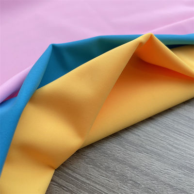 85%Nylon 15%Spandex Quick Dry Lycra Fabric for Yoga Set 4 Sides Elastane Medium Weight