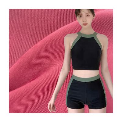 Yoga T Shirt Sports Tops Knitted Fabric With 4 Way Stretch In Polyester Spandex Blend