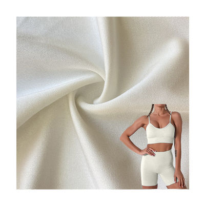 Tear-Resistant Hand Feeling Soft Comfortable Polyester Spandex Lycra Fabric for Yoga Wear