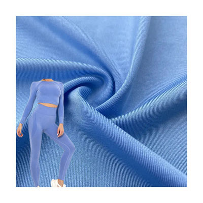 4 Way Stretch Double Layer Spandex Twill Fabric in Plain Dyed Style for Dancewear