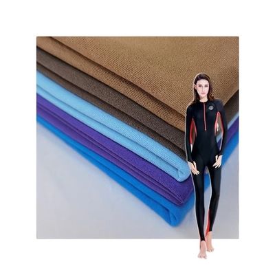 75D Nylon Stretch Weft Knitting Fabric Customized Color For Scuba Swimsuit Bikini