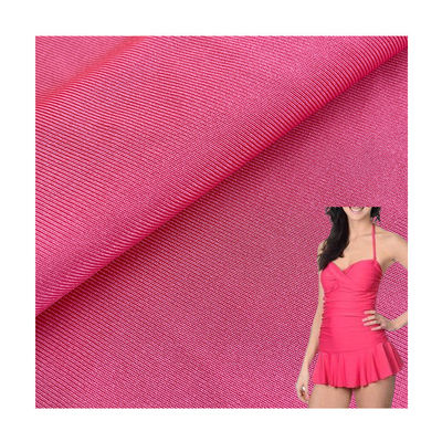 4 way stretch twill 80 polyester 20 spandex lycra swimwear fabric for sports clothes