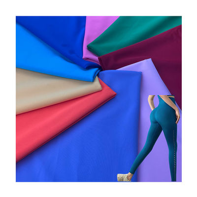 Breathable Waterproof 4 Way Stretch Tricot Knit Fabric for Gym Tights Width 142-155cm