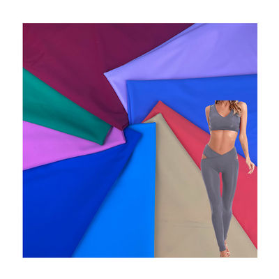 Anti-static 4 Way Stretch Lycra Waterproof Cloth Textiles Nylon Spandex Fabric for Yoga