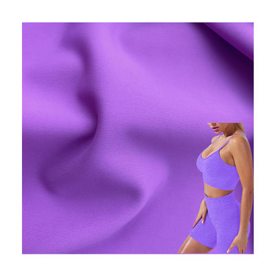 81% Nylon 19% Spandex Waterproof Lycra Fabric for Knitted Moisture-Absorbing Yogawear