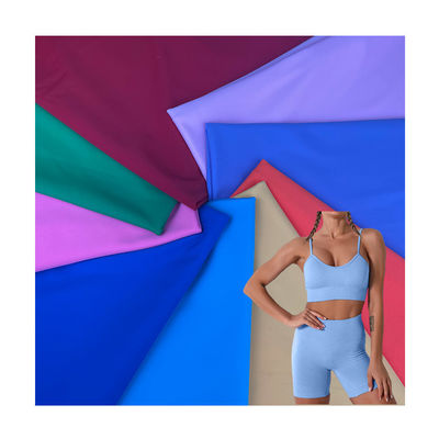 Elastic Waterproof 40D 4-Way Knitted Nylon Spandex Swimsuit Fabric for Sports Yoga