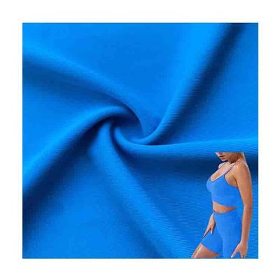 Knitted Jersey Fabric 40D Swimwear Yoga Set 4-Way Stretch 81% Nylon 19% Spandex Lycra