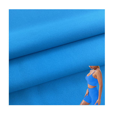 Knitted Warp Nylon / Spandex Lycra Fabric 4 Way Stretch 40D Breathable