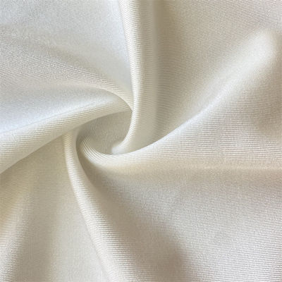 Shiny Lycra Polyester Spandex Fabric Recycled 142-155cm Width For 55D Twill Swimwear