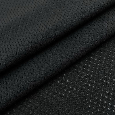 93.5% Polyester 6.5% Spandex Sportswear Mesh Fabric 20D Elastic Skin Friendly
