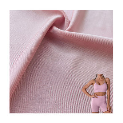 Textile Fitness Lycra Fabrics Jersey 88% Polyester 12% Spandex Waterproof 55D