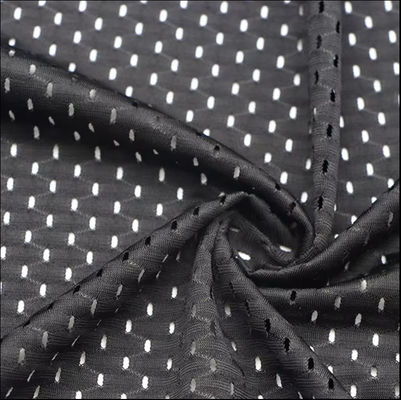 Soft Polyester Spandex Fabric Mesh Breathable Lightweight Wrinkle Resistant