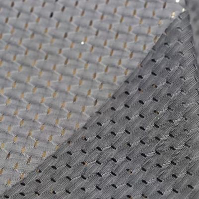 Soft Polyester Spandex Fabric Mesh Breathable Lightweight Wrinkle Resistant