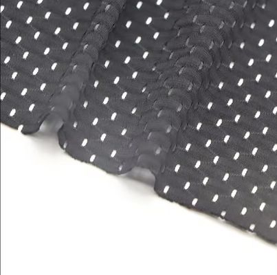 Soft Polyester Spandex Fabric Mesh Breathable Lightweight Wrinkle Resistant