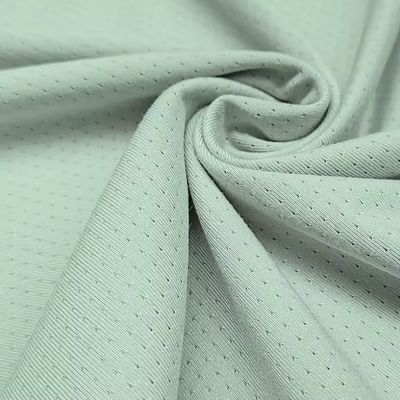 Breathable Polyester Spandex Mesh Fabric 165cm For Sportswear