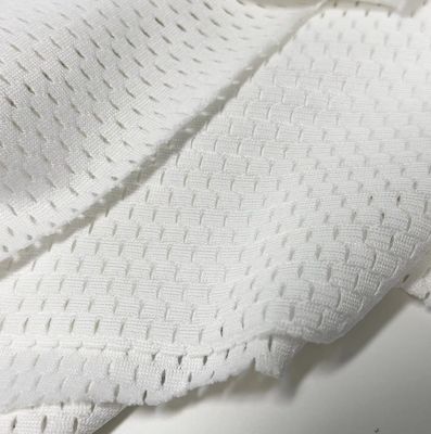 Breathable Moisture Wicking Mesh Fabric Lightweight For Sportswear Clothes