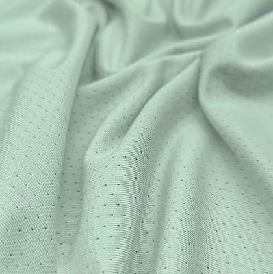 Breathable Moisture Wicking Mesh Fabric Lightweight For Sportswear Clothes