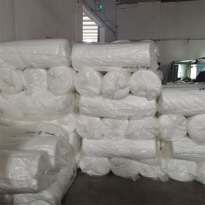 100%polyester knitted 4 way stretch unbleached grey fabric