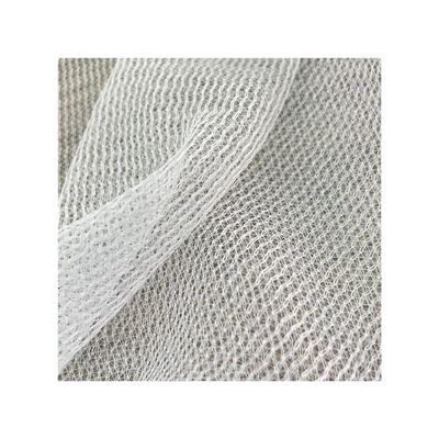 Quadrilateral Knitted 100% Polyester Mesh Fabric Breathable For Sport Shoes Lining