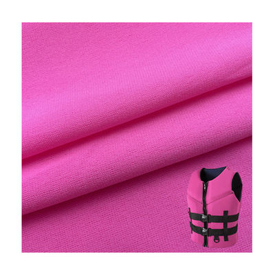 75D Waterproof Single Jersey 4 Way Stretch Tricot Polyester Lining Fabric for Life Jacket
