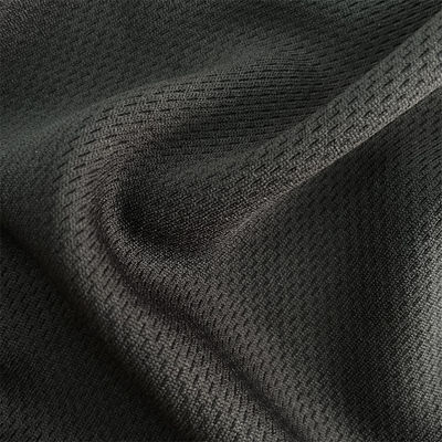 150cm-180cm Width 75D Polyester Birds Eye Mesh Jersey Fabric for Performance Apparel