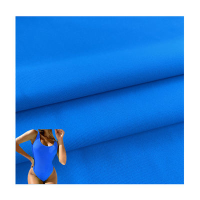 Elastane Sports Wear Lycra Fabric 81% Nylon 19% Spandex Four Way Stretch Knitted