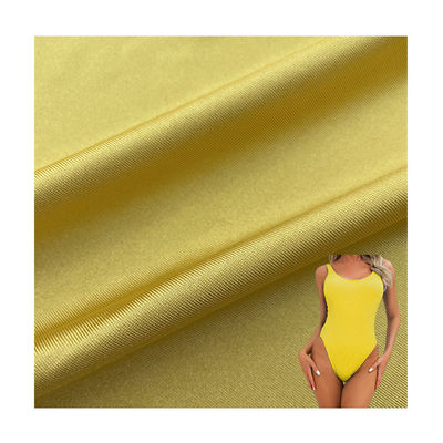 4 Way Spandex Lycra Textured Swimwear Fabric Custom Shiny Waterproof